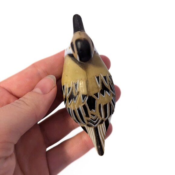 Vintage Painted Duck Pencil Sharpener 1970s Mallard Office Figurine Brown Black - Picture 5 of 7